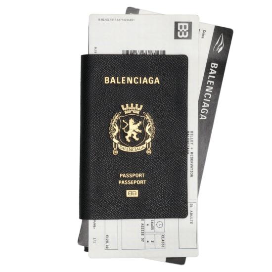 25SS 발렌시아가 카드지갑 7877772AA3R1000 BLACK