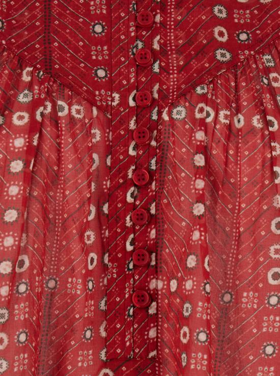 25SS 이자벨마랑에뚜왈 블라우스 HT0022FAC1J19E70RD Red - ISABEL MARANT ETOILE