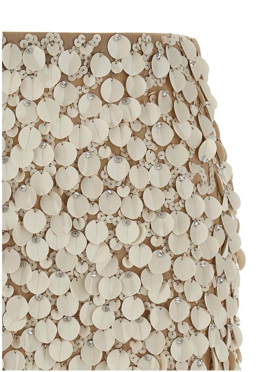 25SS 파로쉬 숏 스커트 D630601GENIAL038 Beige - PAROSH