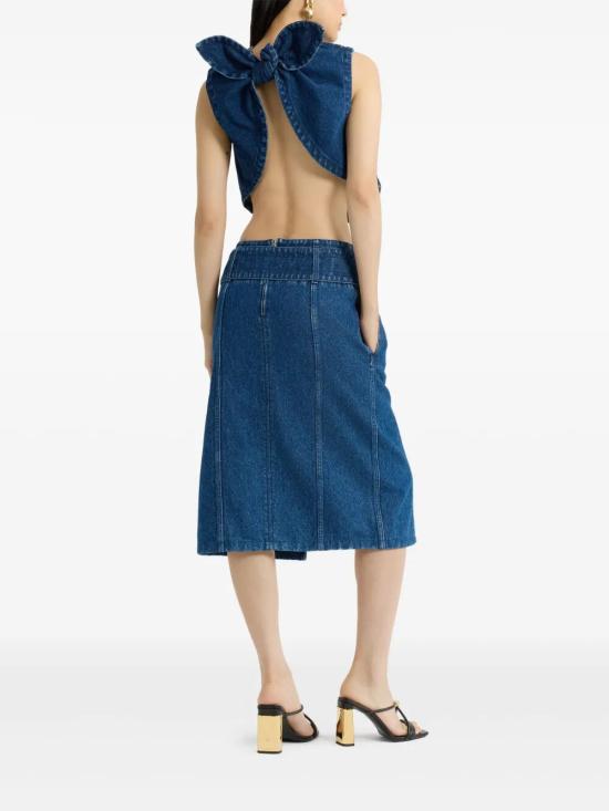 25SS 파투 민소매 티셔츠 TO1610216 661B INK BLUE - PATOU