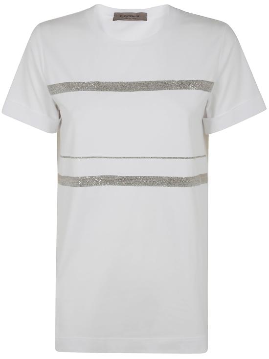 25SS 디익스테리어 반팔 티셔츠 60681 1BIAN WHITE - D. EXTERIOR