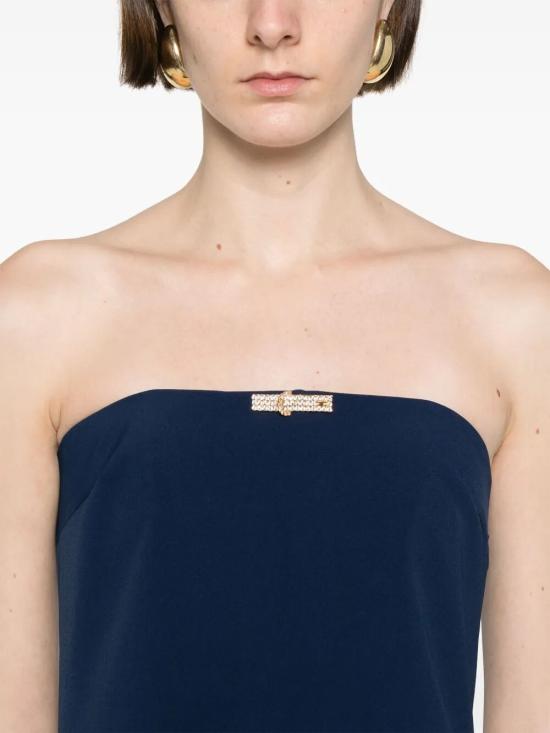 25SS 엘리자베타프랜치 롱 원피스 ABR4652E2 DC8 SEA - ELISABETTA FRANCHI