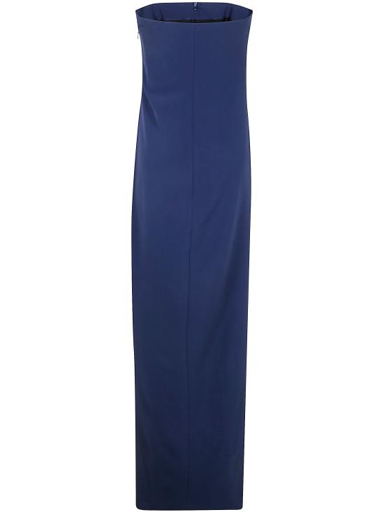 25SS 엘리자베타프랜치 롱 원피스 ABR4652E2 DC8 SEA - ELISABETTA FRANCHI