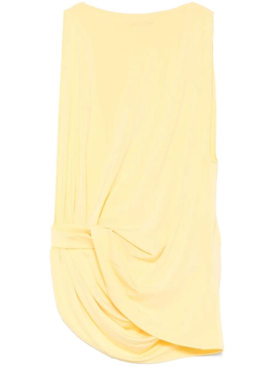 25SS 자크뮈스 민소매 티셔츠 251TO122 2381 250 YELLOW - JACQUEMUS