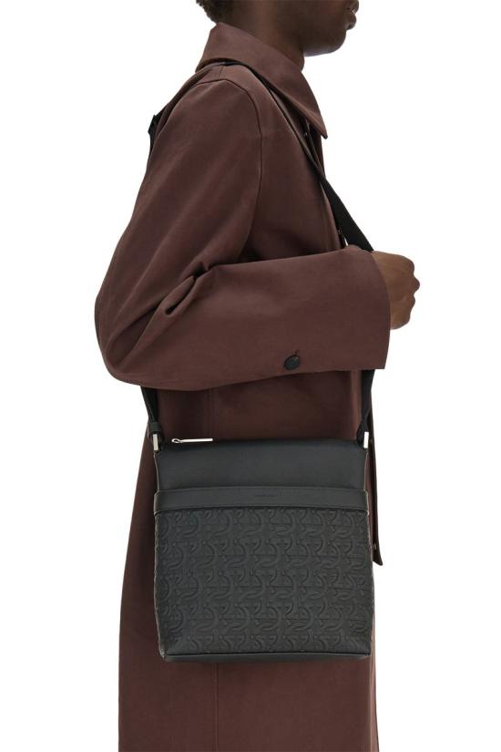 26SS 살바토레 페라가모 크로스백 241484769480 BLACK DOM - SALVATORE FERRAGAMO