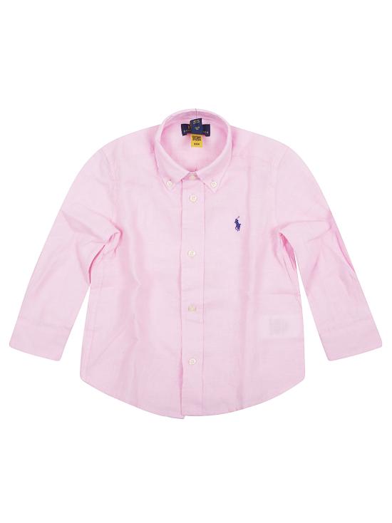 25SS [키즈] 랄프 로렌 셔츠 323967600 002 CARMEL PINK