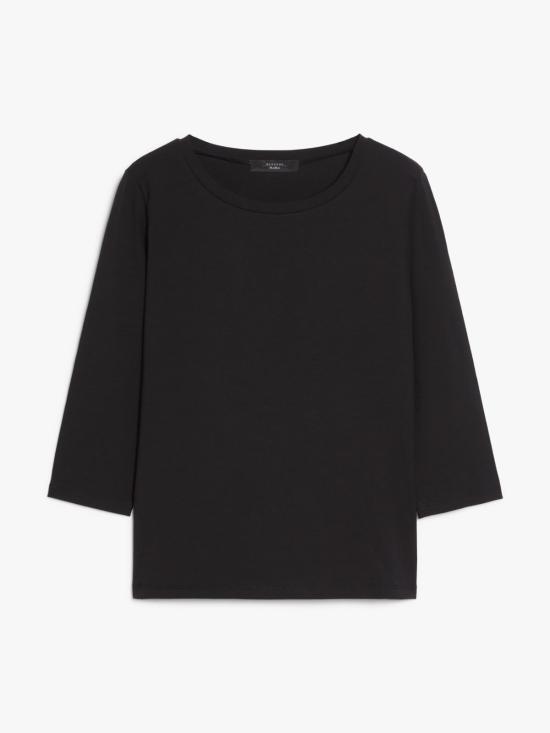 25SS 위켄드막스마라 반팔 티셔츠 2515971021 003 Black