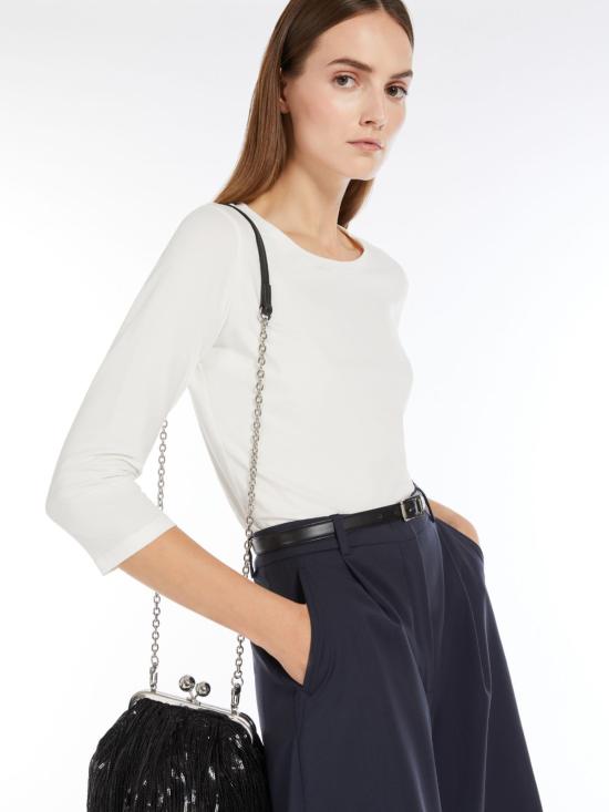 25SS 위켄드막스마라 반팔 티셔츠 2515971021 001 White - WEEKEND MAX MARA