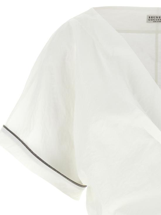 25SS 브루넬로 쿠치넬리 반팔 티셔츠 M0F79FB206C600 White - BRUNELLO CUCINELLI