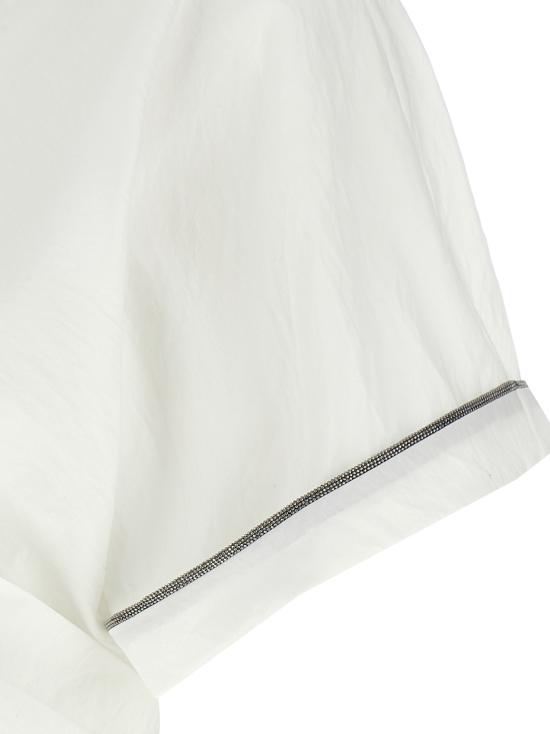 25SS 브루넬로 쿠치넬리 반팔 티셔츠 M0F79FB206C600 White - BRUNELLO CUCINELLI