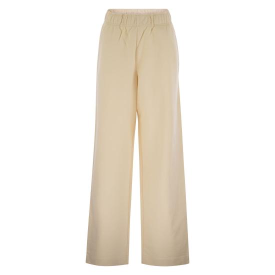 25SS 몽클레어 스트레이트 팬츠 K10938H00010 CREAM