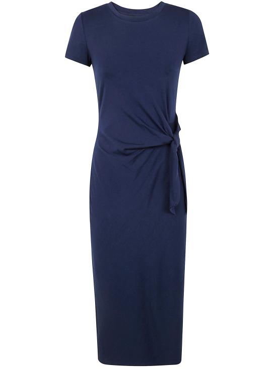 25SS 랄프 로렌 미디 원피스 250957710 001 REFINED NAVY - RALPH LAUREN