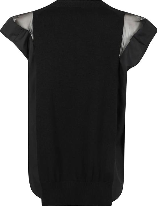 25SS 사카이 스웨터 25 07848 001 BLACK - SACAI