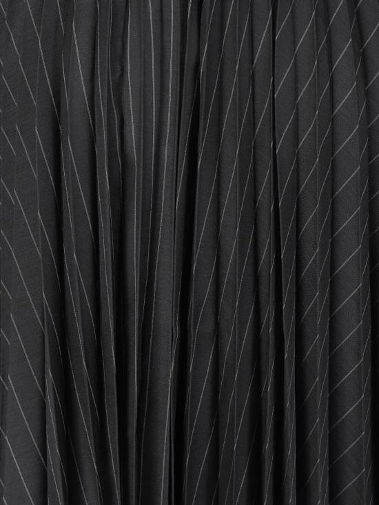 25SS 사카이 미디 스커트 25 07803 816 BLACK STRIPE - SACAI