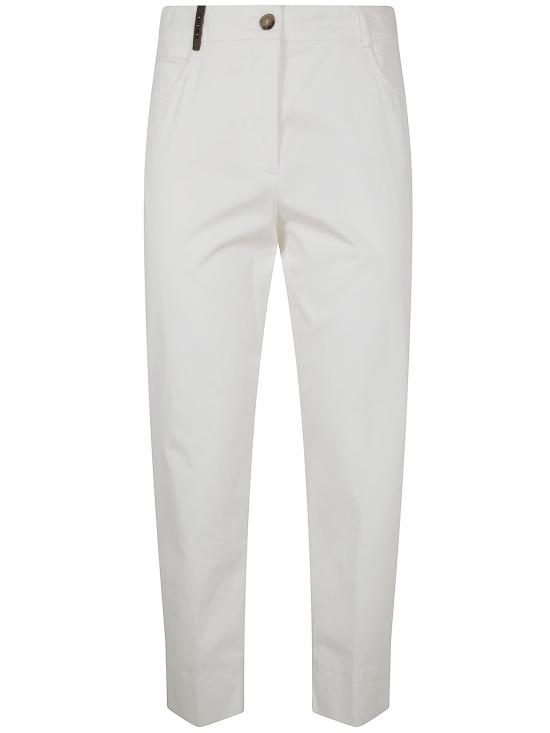  페세리코 스트레이트 팬츠 P04855 01964 700 PURE WHITE