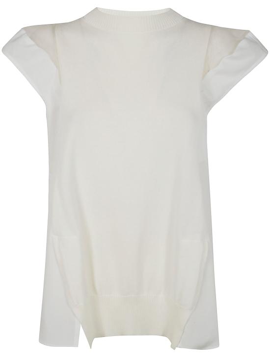 25SS 사카이 스웨터 25 07848 151 OFF WHITE