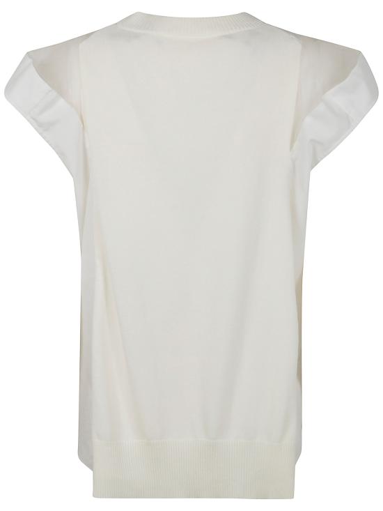 25SS 사카이 스웨터 25 07848 151 OFF WHITE - SACAI