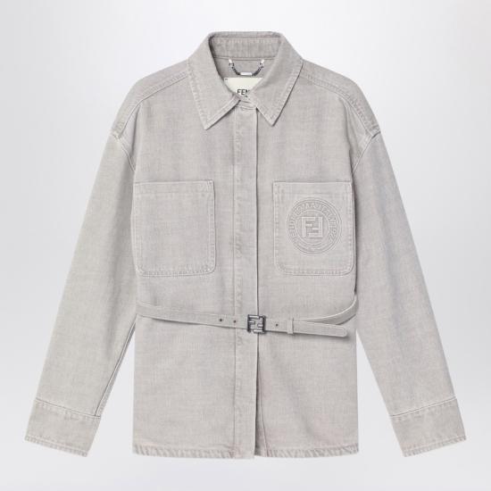 25SS 펜디 자켓 FLF677ASMB Brown