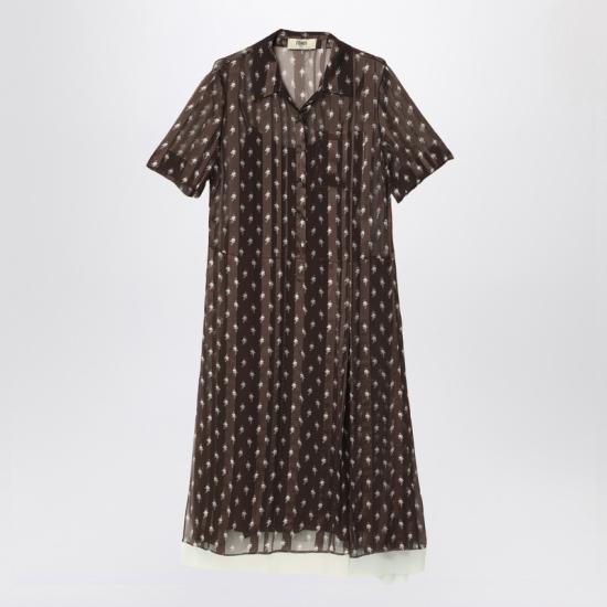  펜디 원피스 FDD297AUQF Brown