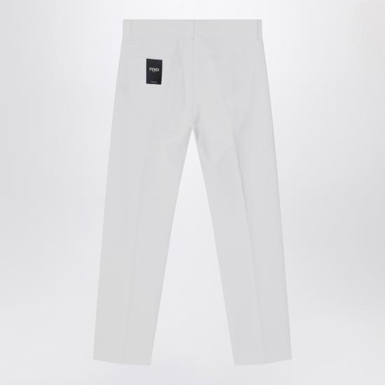  펜디 데님 팬츠 FLP288AUAH White - FENDI