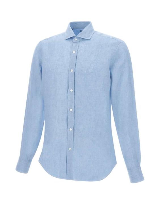 25SS 발바 긴팔 셔츠 LFU02P0147029U 0001 Blue - BARBA