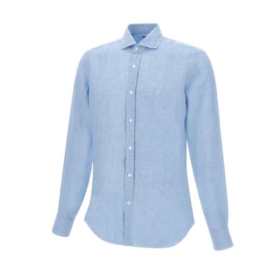 25SS 발바 긴팔 셔츠 LFU02P0147029U 0001 Blue - BARBA