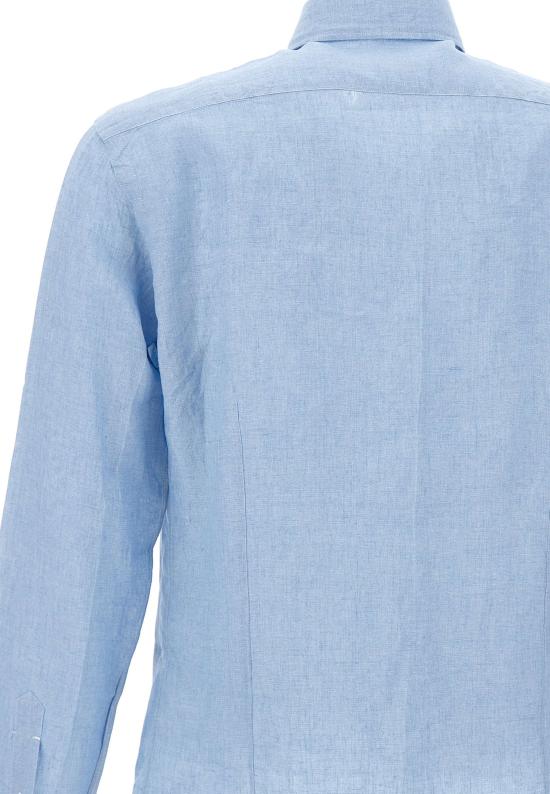 25SS 발바 긴팔 셔츠 LFU02P0147029U 0001 Blue - BARBA