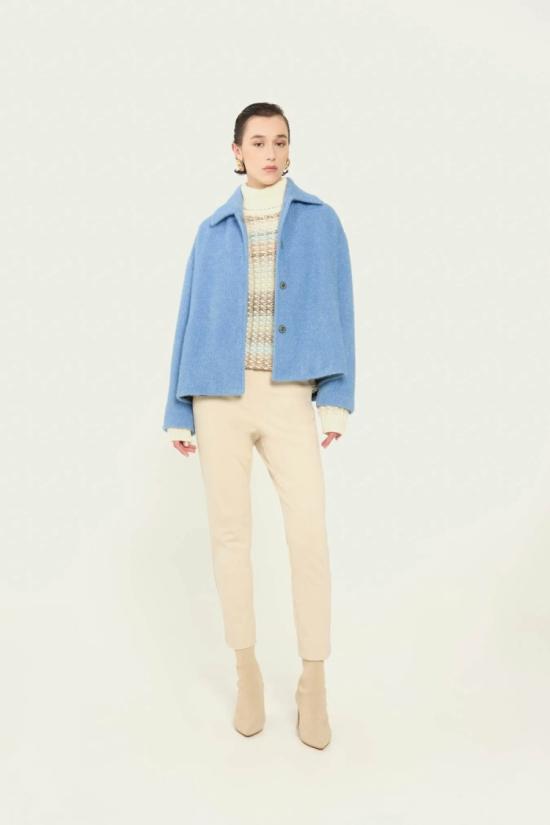 24FW 비카리오 친퀘 코트 CEANNA 414 Blue - VICARIO CINQUE