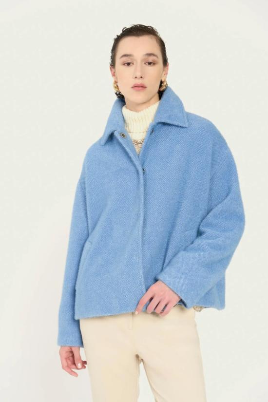 24FW 비카리오 친퀘 코트 CEANNA 414 Blue - VICARIO CINQUE