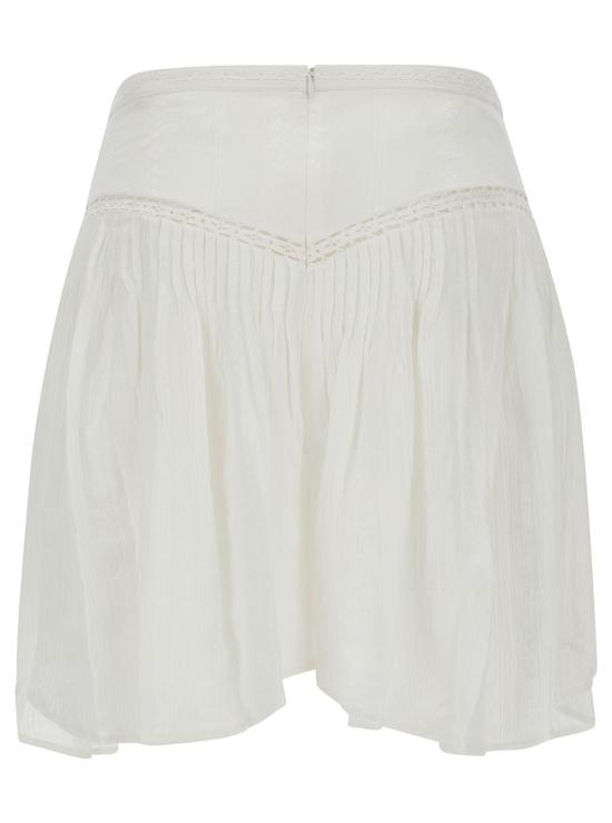  이자벨마랑에뚜왈 스커트 JU0169FAB1J18E20WH White - ISABEL MARANT ETOILE