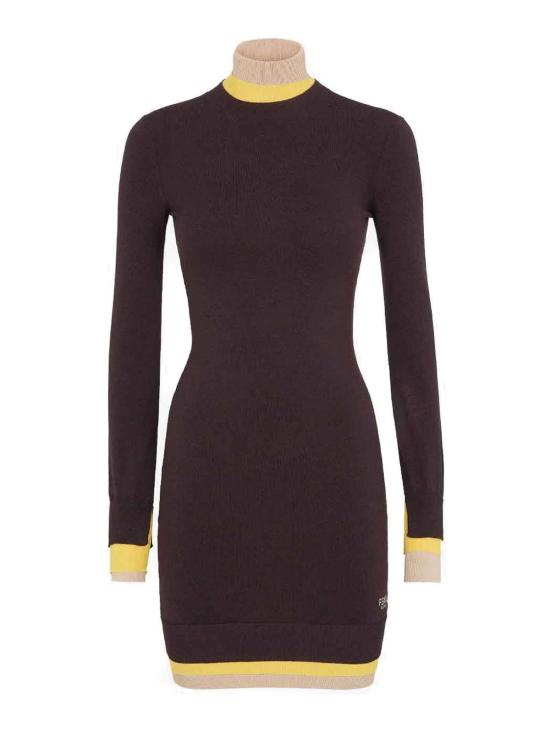  펜디 미디 원피스 FZDC36ASJGF0AU3 Purple