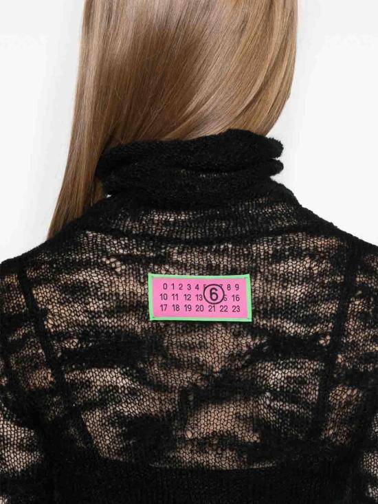  MM6 메종마르지엘라 스웨터 S62HA0092M13078900 Black - MM6 MAISON MARGIELA