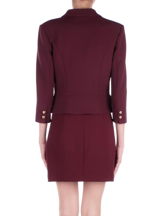 24FW 엘리자베타프랜치 코트 GIT8546E2 CG3 Bordeaux - ELISABETTA FRANCHI