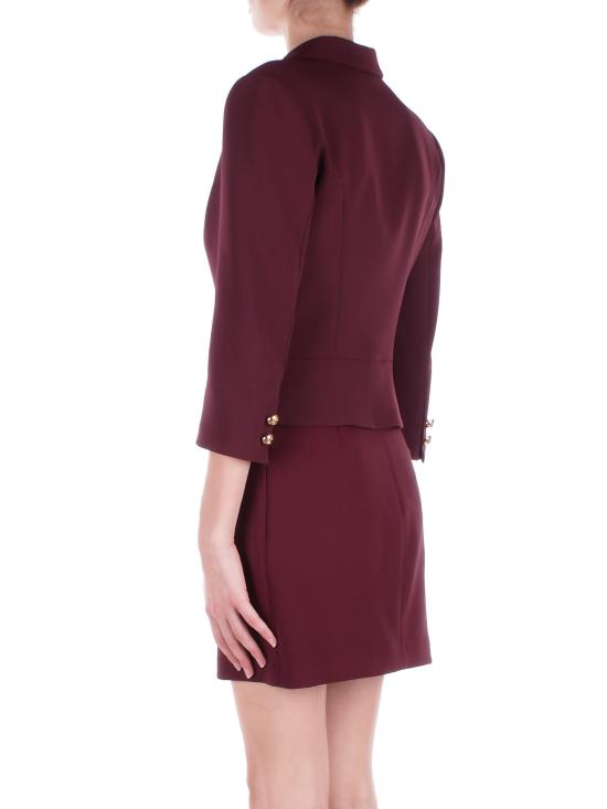 24FW 엘리자베타프랜치 코트 GIT8546E2 CG3 Bordeaux - ELISABETTA FRANCHI