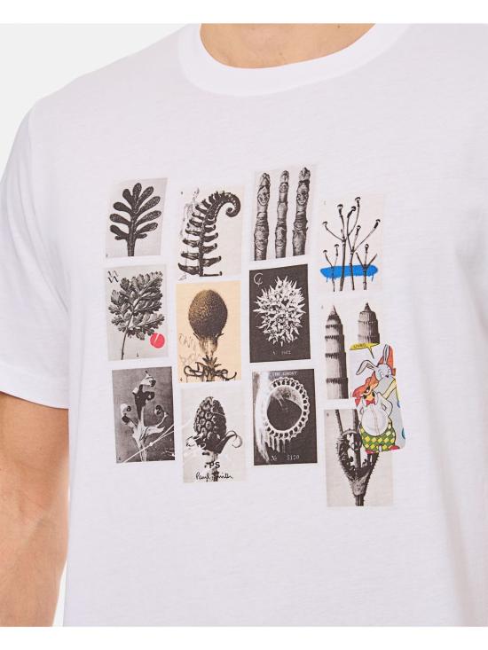  폴 스미스 지브라 패치 반팔 M2R 011R PP5135 01 WHITE DOM - PAUL SMITH