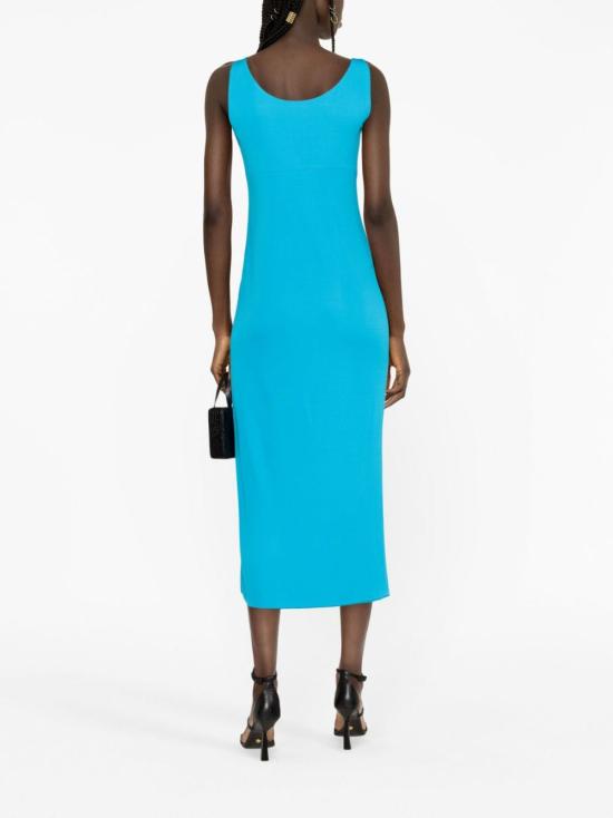 25SS 베르사체 롱 원피스 1009193 1A01253 093 1VB70 MEDITERRANEAN BLUE - VERSACE