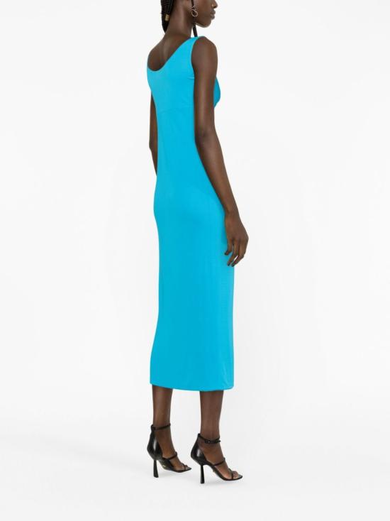 25SS 베르사체 롱 원피스 1009193 1A01253 093 1VB70 MEDITERRANEAN BLUE - VERSACE