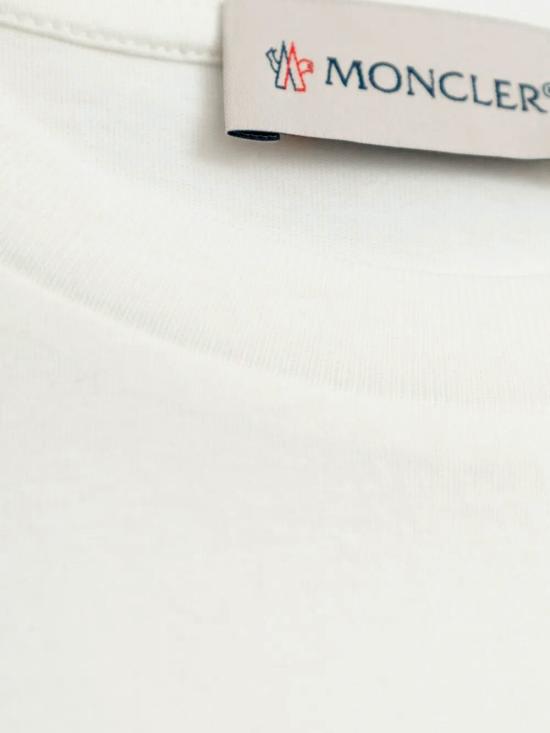 25SS [키즈] 몽클레어 티셔츠 8C00031 89AFV 034 BIANCO - MONCLER
