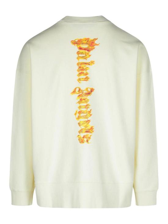  팜앤젤스 긴팔 티셔츠 PMBA026F24FLE0100376 Cream - PALM ANGELS