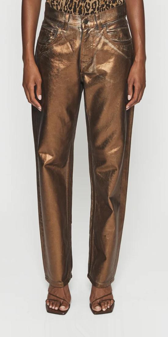  6397 데님 팬츠 코팅 피치 배기 진 구리 - 6397