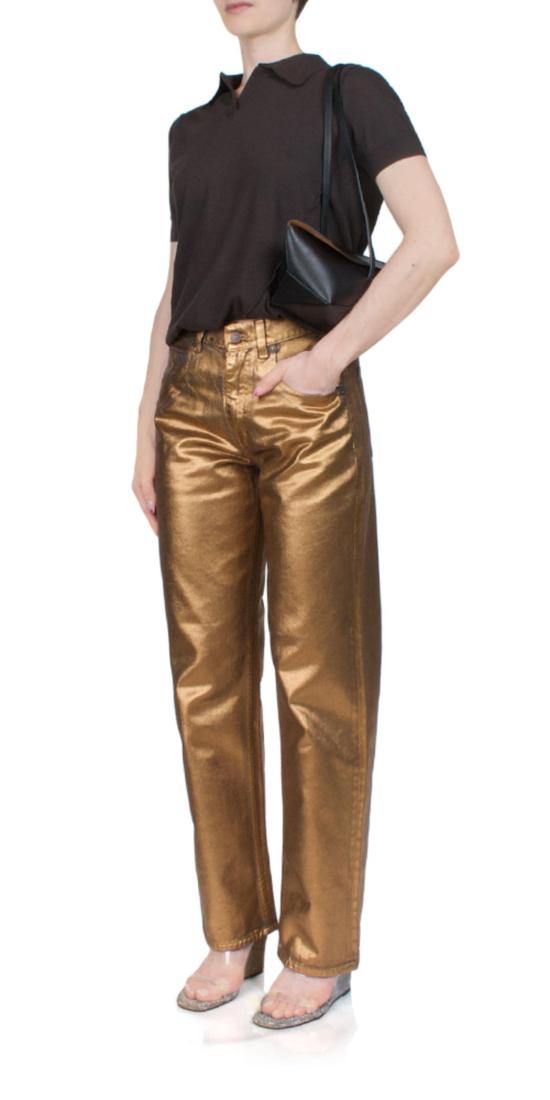  6397 데님 팬츠 코팅 피치 배기 진 구리 - 6397