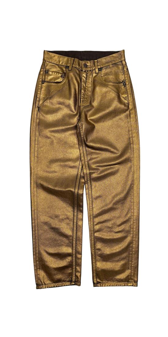  6397 데님 팬츠 코팅 피치 배기 진 구리 - 6397