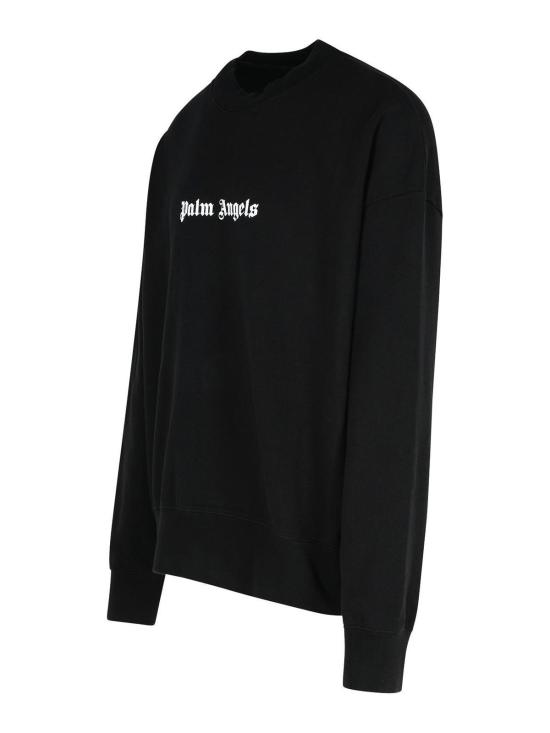  팜앤젤스 긴팔 티셔츠 PMBA080C99FLE0011001 Black - PALM ANGELS