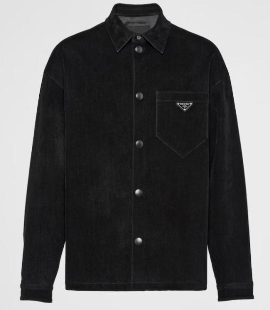 25SS 프라다 긴팔 셔츠 SC65712HOF0002 BLACK DOM