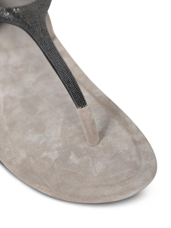 25SS 브루넬로 쿠치넬리 샌들 MZSFC2892 C5859 Beige - BRUNELLO CUCINELLI