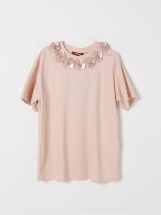 25SS 막스마라 스튜디오 반팔 티셔츠 2516941013600 005 Pink