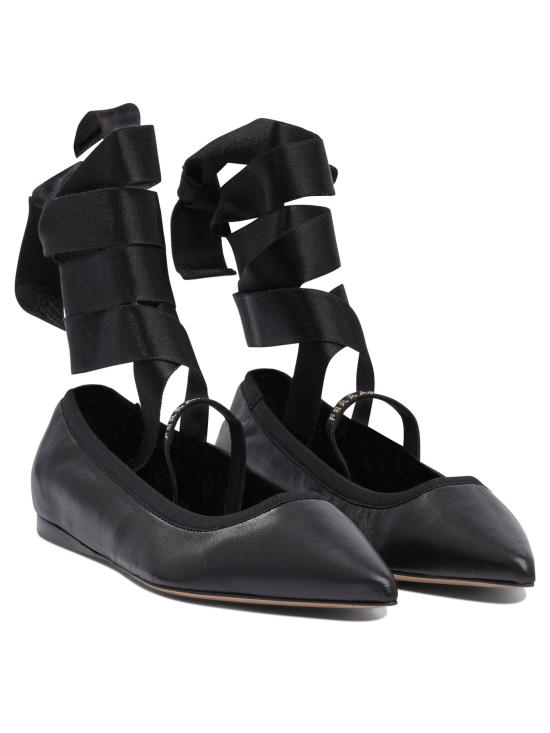 25SS 살바토레 페라가모 플랫 슈즈 0782673 Black - SALVATORE FERRAGAMO