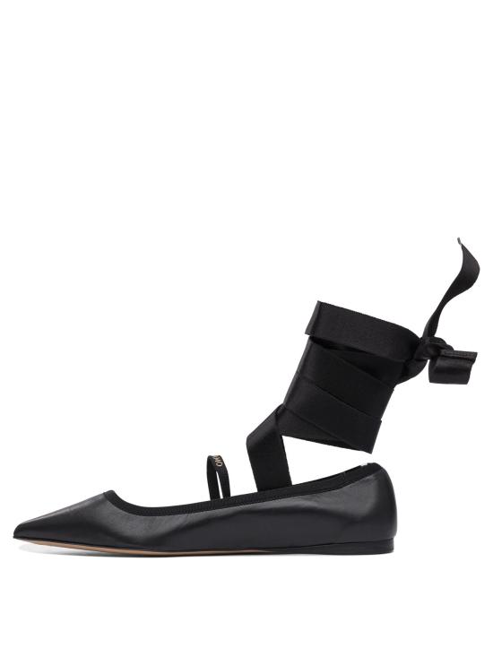 25SS 살바토레 페라가모 플랫 슈즈 0782673 Black - SALVATORE FERRAGAMO