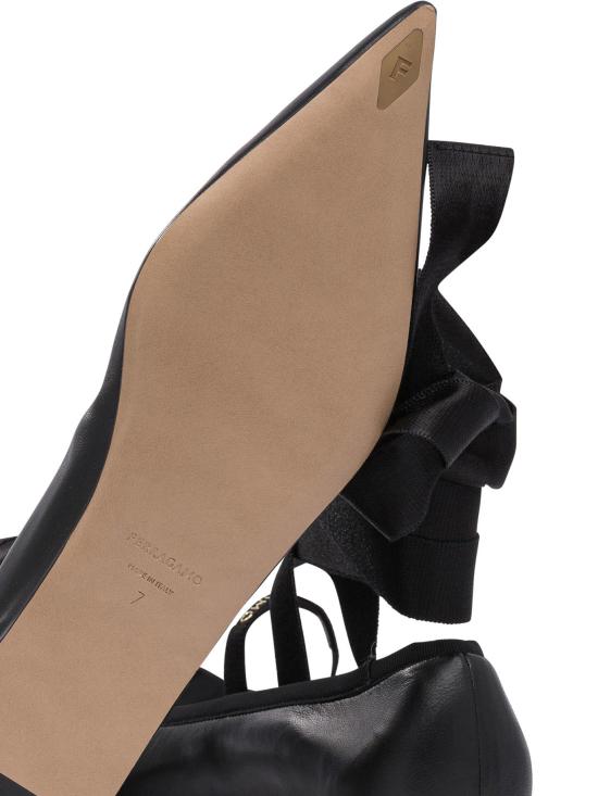 25SS 살바토레 페라가모 플랫 슈즈 0782673 Black - SALVATORE FERRAGAMO