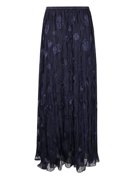 25SS 엠포리오 아르마니 미디 스커트 EW000886AF12530 F4031 BLUE - EMPORIO ARMANI